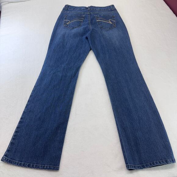 Nine West Women's Jordan Blue Denim Bootcut Jeans Size 10 Casual Stretchy - Picture 2 of 9